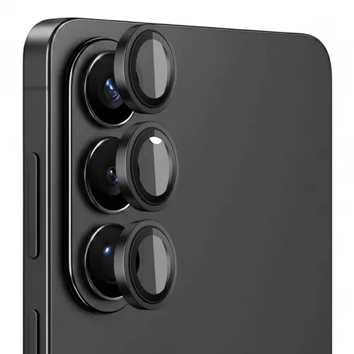Folie de protectie Camera Spate Blueo pentru Samsung Galaxy S26 Plus S947 / S26, Sticla Securizata, Neagra