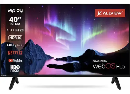 Televizor LED Allview 101 cm (40inch) 40WiPlay6301-F, Full HD, Smart TV, WiFi, CI+