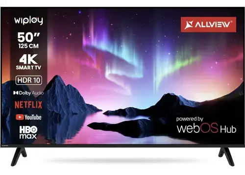 Televizor LED Allview 127 cm (40inch) 50WiPlay6301-U, Ultra HD 4K, Smart TV, WiFi, CI+