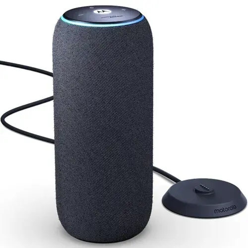 Boxa portabila Motorola moto sound flow, 30 W, Sound by Bose, Autonomie 12 ore, Bluetooth, UWB, RoomShift, Wi-Fi, IP67 (Negru)