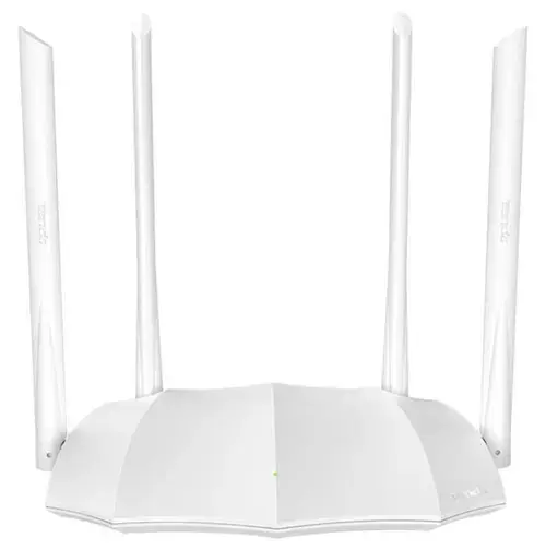 Router Wireless/Access Point Tenda AC5 V3.0, Dual Band, 1200 Mbps, 4 Antene externe (Alb)
