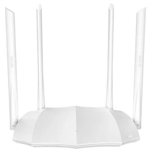 Router Wireless/Access Point Tenda AC5 V3.0, Dual Band, 1200 Mbps, 4 Antene externe (Alb)