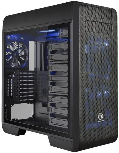 Carcasa Thermaltake Core V71 Black Tempered Glass Edition (Negru)