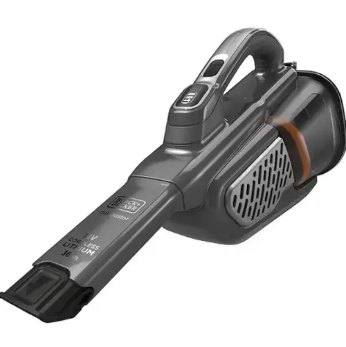 Aspirator cu acumulator Black+Decker 18V, 2.5Ah (Gri)