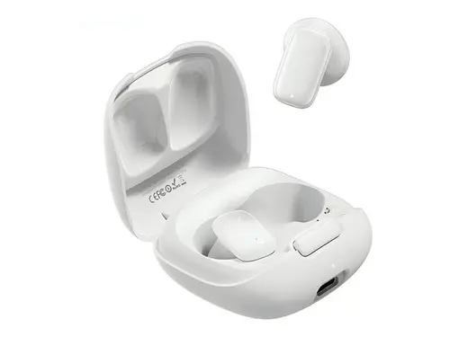 Casti True Wireless USAMS Seria ID, Bluetooth 5.3, HDP, Control tactil, Microfon (Alb)
