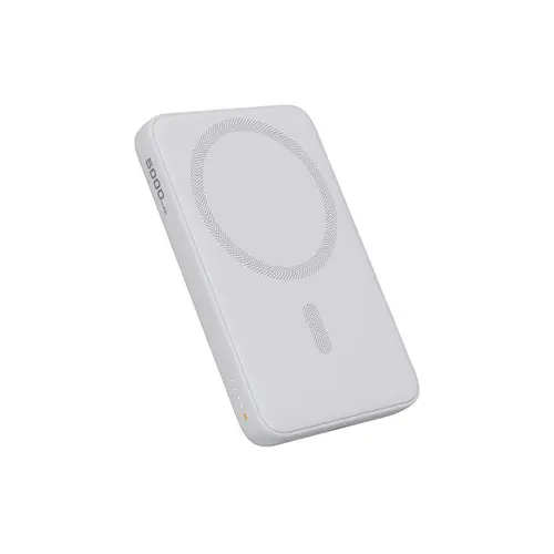 Baterie externa Aukey LLTSN1056726, 10000 mAh, 1x USB-C, 20 W, Wireless, MagSafe (Alb)