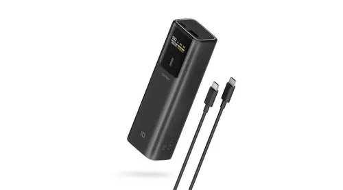 Acumulator extern Cuktech P+ Series 1C1A, 10000 mAh, 150 W, 1 x USB, 1 x USB Type-C (Negru)