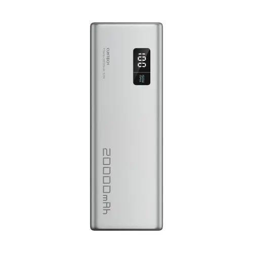 Acumulator extern Cuktech P+ Series 2C1A CUKPB200GLBK, 20000 mAh, 150 W, 1x USB, 2x USB Type-C (Gri)