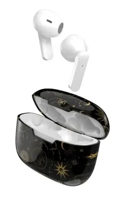 Casti True Wireless TnB EBXASTRO, Bluetooth, Microfon (Negru/Alb)