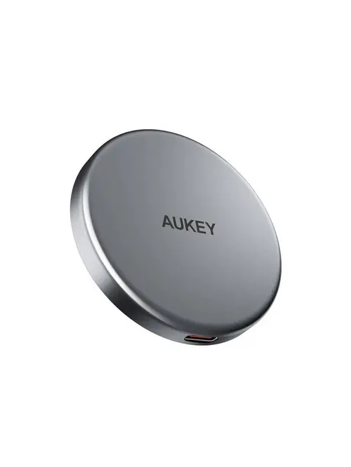 Incarcator wireless Aukey LC-MC10, 15W, fast charge, 1 x USB-C (Negru)