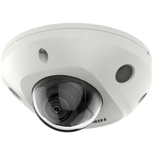 Camera de supraveghere exterior IP Mini Dome Hikvision DS-2CD2543G2-LIS2U(2.8MM), 4MP, 2.8mm, Microfon, IR 30M, Detectare miscare si faciala, IP67