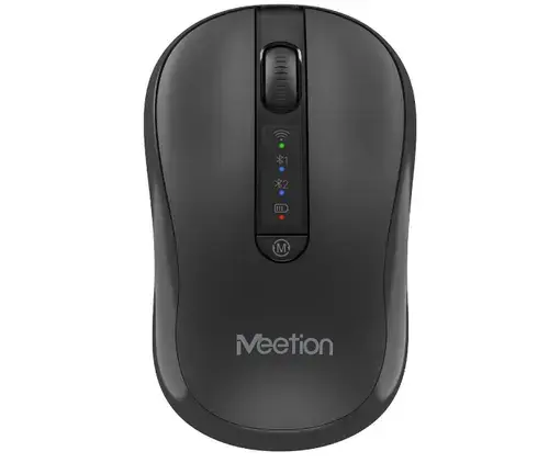 Mouse Meetion BTM185R, Wireless, USB (Negru)