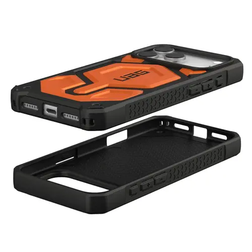 Husa Protectie Spate UAG Monarch Pro Magsafe pentru Apple iPhone 17 Pro (Portocaliu)