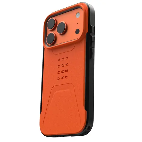 Husa Protectie Spate UAG Civilian Magsafe pentru Apple iPhone 17 Pro Max (Portocaliu)