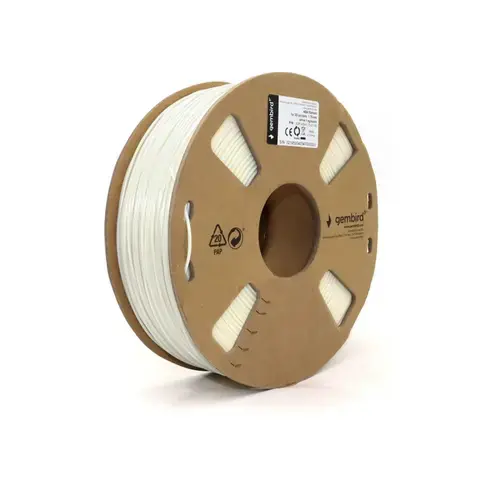 Filament GEMBIRD 3DP-ASA1.75-01-W, 1.75mm, ASA, 1kg (Alb)