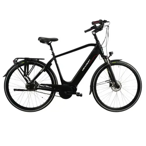 Bicicleta Electrica Devron 28427, roti 28 Inch, cadru L, viteza maxima25 km/h, motor 250 W, Negru
