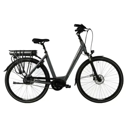 Bicicleta electrica Corwin 28428, roti 28 inch, cadru M, viteza maxima25 km/h, motor 250 W, Albastru