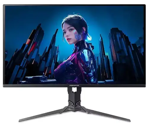Monitor Gaming QD-OLED Acer PREDATOR 26.5inch X27, QHD (2560 x 1440), HDMI, DisplayPort, Boxe, 240 Hz, 0.03 ms (Negru)