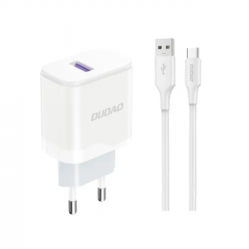 Incarcator retea Dudao A20EU, 18W, 1 x USB-A (Alb)