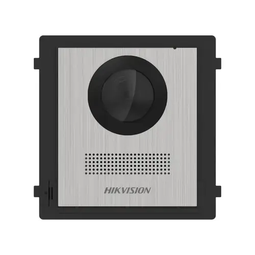 Post videointerfon de exterior pentru blocuri Hikvision DS-KD8003-IME1 (B)NS  2MP HD Camera, Fish eye, IR Supplement, RAM 256 MB
