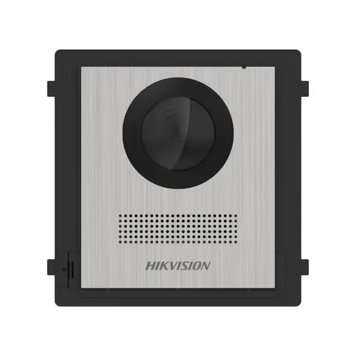 Post videointerfon de exterior pentru blocuri Hikvision DS-KD8003-IME1 (B)NS  2MP HD Camera, Fish eye, IR Supplement, RAM 256 MB