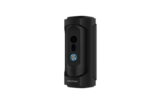 Post exterior videointerfon anti vandal Hikvision DS-KB8113-IME1(B), camera video 2MP Full HD,  vizualizare pe timp de noapte la 3 metri, True WDR,comunicare audio bidirectionala, alimentare POE