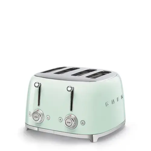 Prajitor de paine Smeg TSF03PGEU, 2000 W, 6 trepte (Verde)