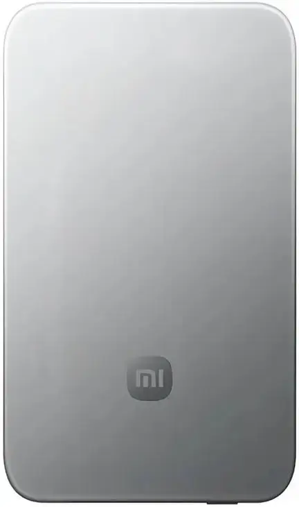 Acumulator extern Xiaomi UltraThin Magnetic Power Bank BHR08Z2GL, 5000mAh, 15 W, Wireless, USB Type-C (Argintiu)