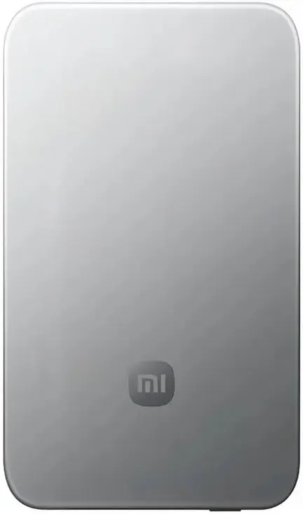 Acumulator extern Xiaomi UltraThin Magnetic Power Bank BHR08Z2GL, 5000mAh, 15 W, Wireless, USB Type-C (Argintiu)