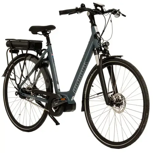 Bicicleta Electrica Corwin 28428, roti 28 Inch, cadru  XL, viteza maxima 25 km/h, motor 250 W, Albastru