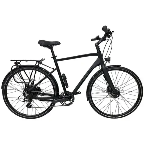 Bicicleta electrica Prophete 51581, roti 28 inch, cadru XL, viteza maxima 25 km/h, motor 250 W, Negru