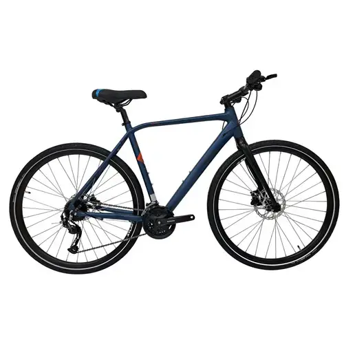 Bicicleta Sosea Graveler Man, roti 28 inch, 24 viteze, cadru L aluminiu, Albastru/Negru