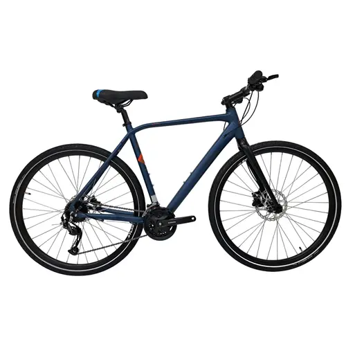Bicicleta Sosea Graveler Man, roti 28 inch, 24 viteze, cadru L aluminiu, Albastru/Negru