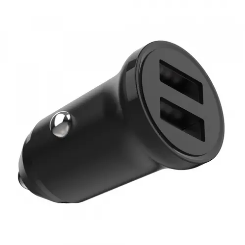 Incarcator auto Fixed, 15.5W, 2 x USB-A (Negru)