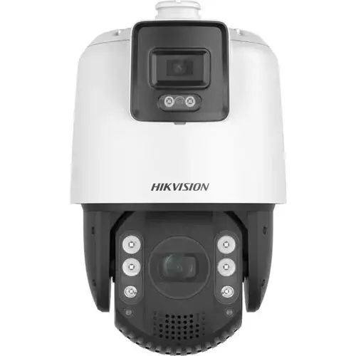 Camera supraveghere video exterior Hikvision TandemVu DS-2SE7C425MWG-EB/26(F0), PTZ+Panoramic, 6+4MP, AcuSense, IR 200m, IP66, Hi-PoE