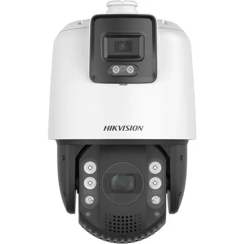 Camera supraveghere video exterior Hikvision TandemVu DS-2SE7C425MWG-EB/26(F0), PTZ+Panoramic, 6+4MP, AcuSense, IR 200m, IP66, Hi-PoE