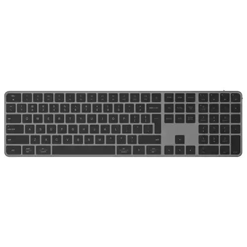 Tastaura office wireless Meetion K230MW, 150 h, Multimedia, 2.4G, 300mAh, 421 x 117 x 12 mm, Negru/Argintiu