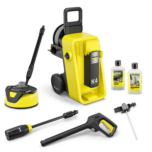Aparat de spalat cu presiune Karcher K 4 Comfort Premium Home, 420 l/h, 130 bar, 1800W (Galben/Negru)