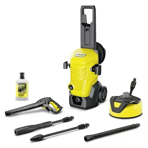 Aparat de spalat cu presiune Karcher K 4 WCM Premium Home, 130 bar, 420 l/h, 1800 W (Galben)