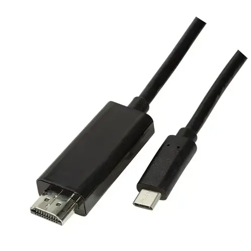 Cablu LOGILINK UA0330, USB 3.1 Type-C - HDMI, 3m, 4K UHD/60 Hz (Negru)