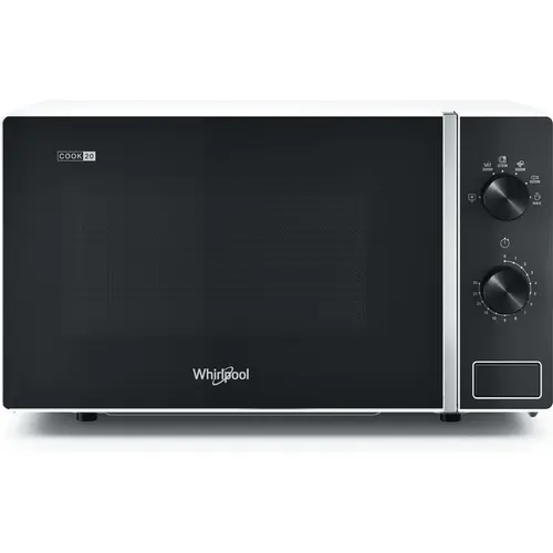 Cuptor cu microunde Whirlpool MWP101W, 20 l, 700 W, 6 trepte putere, Timer, Mod ECO (Alb)