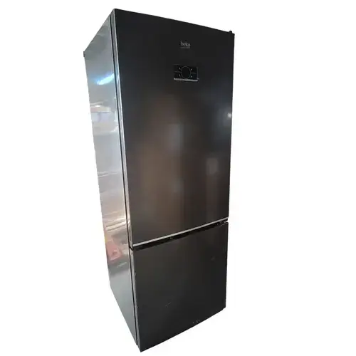 Combina frigorifica Beko B3RCNE564HXBR, 490 l, Clasa E, No Frost, AerFlow, HarvestFresh, H 192 cm (Negru/Inox)