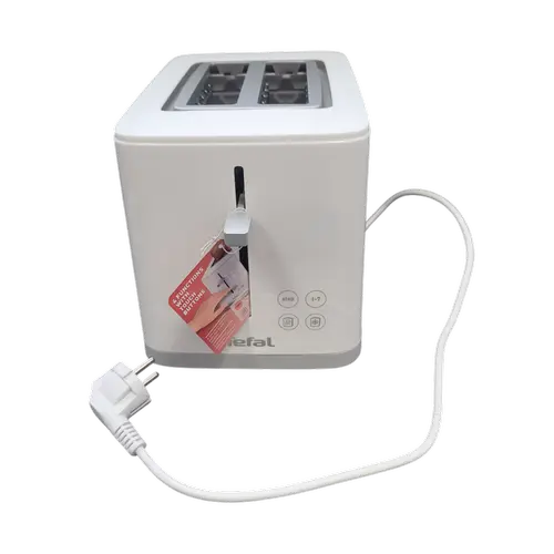 Prajitor de paine TEFAL Sense TT693110, 2 felii, 850 W (Alb/Argintiu)
