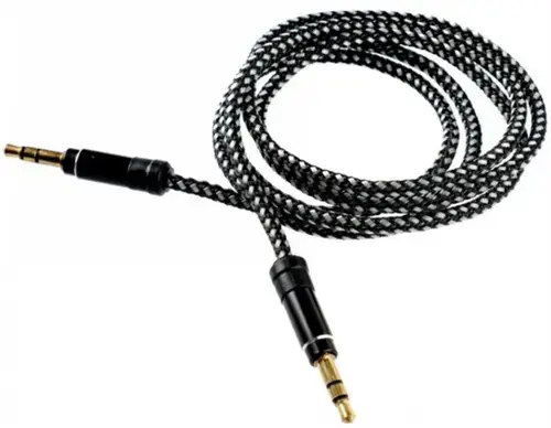 Cablu audio Tellur TLL311021, Jack 3.5 mm - Jack 3.5 mm, 1 m (Negru)