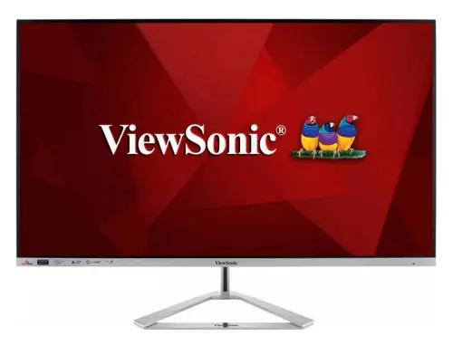 Monitor IPS LED ViewSonic 31.5inch VX3276-2K-MHD-2, WQHD (2560 x 1440), HDMI, DisplayPort, Boxe, 4 ms (Negru/Argintiu)