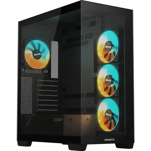 Carcasa GIGABYTE Aorus C500 Panoramic Stealth, Mid Tower, Tempered glass (Negru)