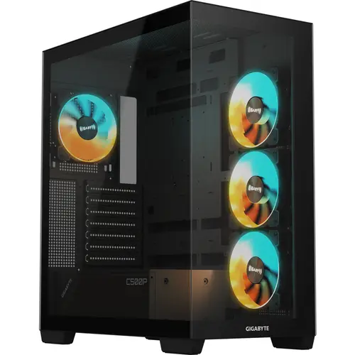 Carcasa GIGABYTE Aorus C500 Panoramic Stealth, Mid Tower, Tempered glass (Negru)