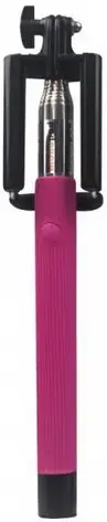 Selfie stick Tellur TL7-5W cu suport de telefon, conectare prin Bluetooth, declansator pe maner (Purpuriu)