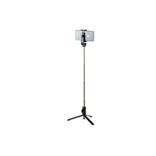 Selfie Stick Fixed Snap Lite, Trepied, Suport pentru telefon, Bluetooth, Telecomanda detasabila, Telescopic, (Argintiu/Negru)
