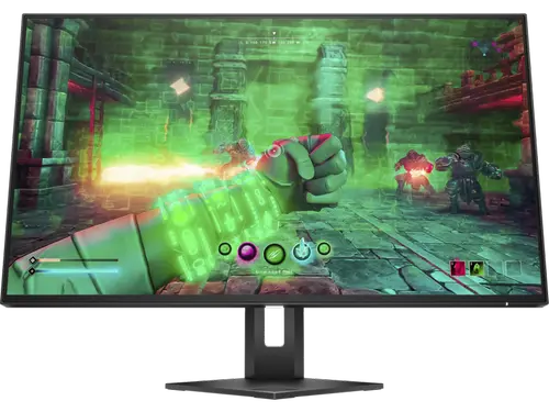 Monitor Gaming IPS HP LED OMEN 27inch 27u, Ultra HD (3840 x 2160), HDMI, DisplayPort, AMD FreeSync, Boxe, 144 Hz, 1 ms (Negru)